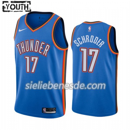 Kinder NBA Oklahoma City Thunder Trikot Dennis Schroder 17 Nike 2019-2020 Icon Edition Swingman